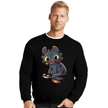 Load image into Gallery viewer, Shirts Crewneck Sweater, Unisex / Small / Black Pls Throw

