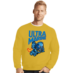 Daily_Deal_Shirts Crewneck Sweater, Unisex / Small / Gold Ultrabro
