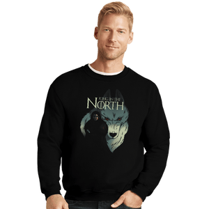 Shirts Crewneck Sweater, Unisex / Small / Black King In The North