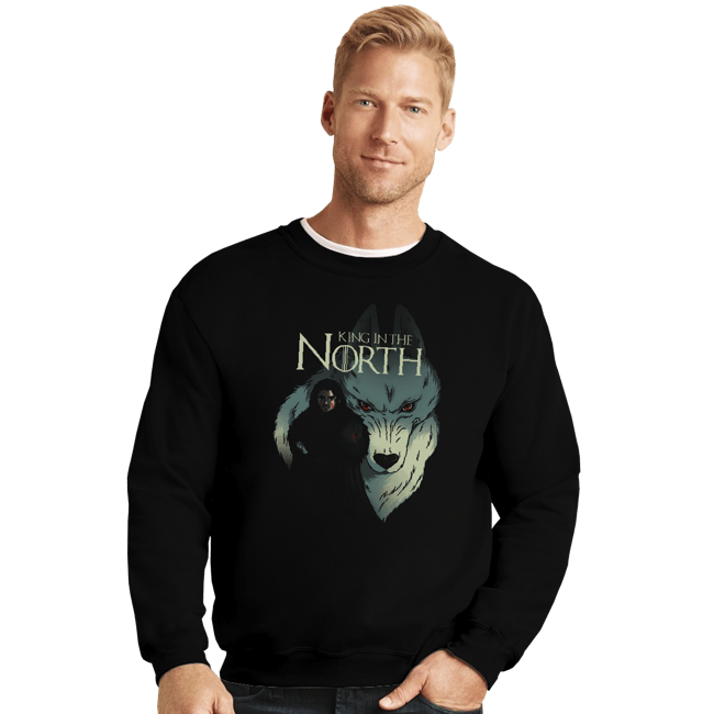 Shirts Crewneck Sweater, Unisex / Small / Black King In The North