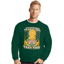 Load image into Gallery viewer, Daily_Deal_Shirts Crewneck Sweater, Unisex / Small / Forest The Master Dice
