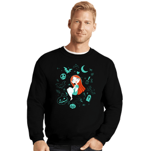 Daily_Deal_Shirts Crewneck Sweater, Unisex / Small / Black Ragdoll In Love