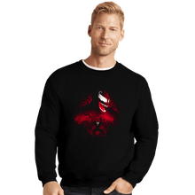 Load image into Gallery viewer, Daily_Deal_Shirts Crewneck Sweater, Unisex / Small / Black Red Symbiote
