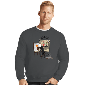 Daily_Deal_Shirts Crewneck Sweater, Unisex / Small / Charcoal Jack Rockwell
