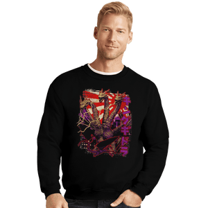 Shirts Crewneck Sweater, Unisex / Small / Black Pop Ghidorah