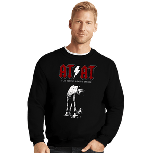 Secret_Shirts Crewneck Sweater, Unisex / Small / Black Hard Rocker