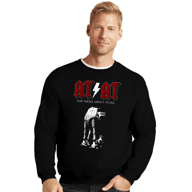 Secret_Shirts Crewneck Sweater, Unisex / Small / Black Hard Rocker