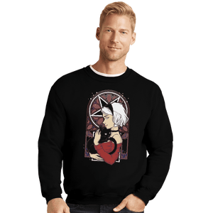 Shirts Crewneck Sweater, Unisex / Small / Black Sabrina