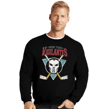 Load image into Gallery viewer, Shirts Crewneck Sweater, Unisex / Small / Black Go Vigilantes
