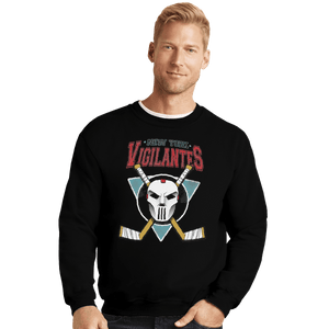 Shirts Crewneck Sweater, Unisex / Small / Black Go Vigilantes
