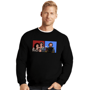 Daily_Deal_Shirts Crewneck Sweater, Unisex / Small / Black Prepare To Die