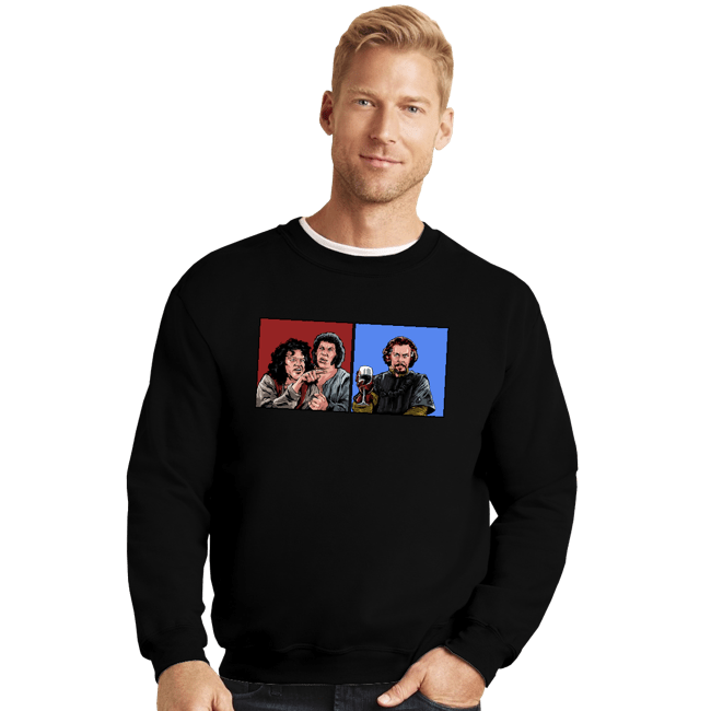 Daily_Deal_Shirts Crewneck Sweater, Unisex / Small / Black Prepare To Die