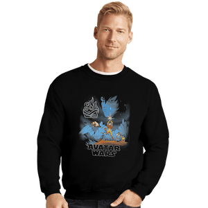 Shirts Crewneck Sweater, Unisex / Small / Black Avatar Wars