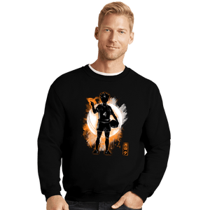 Shirts Crewneck Sweater, Unisex / Small / Black Cosmic Yu Nishinoya
