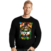 Load image into Gallery viewer, Secret_Shirts Crewneck Sweater, Unisex / Small / Black It&#39;s A Me, Bowser
