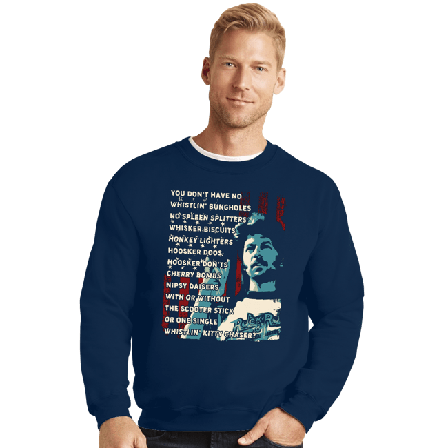 Secret_Shirts Crewneck Sweater, Unisex / Small / Navy Joe Dirt!