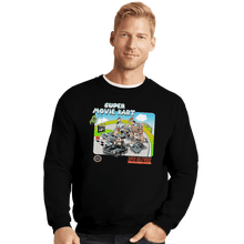 Load image into Gallery viewer, Shirts Crewneck Sweater, Unisex / Small / Black Super Movie Kart
