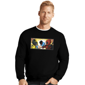 Daily_Deal_Shirts Crewneck Sweater, Unisex / Small / Black Loganpool