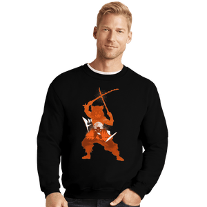 Shirts Crewneck Sweater, Unisex / Small / Black Inosuke Hashibira