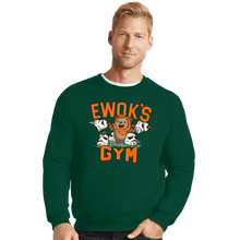 Load image into Gallery viewer, Daily_Deal_Shirts Crewneck Sweater, Unisex / Small / Forest Ewok&#39;s Gym
