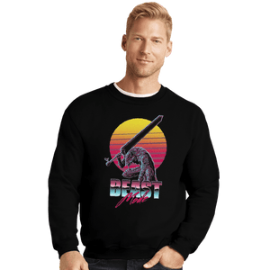 Shirts Crewneck Sweater, Unisex / Small / Black Beast Mode