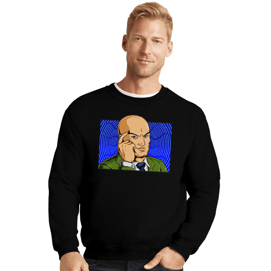 Shirts Crewneck Sweater, Unisex / Small / Black Thinking Mutant