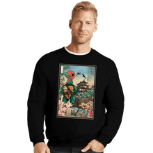Load image into Gallery viewer, Daily_Deal_Shirts Crewneck Sweater, Unisex / Small / Black Double Nunchaku in Japan
