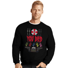 Load image into Gallery viewer, Shirts Crewneck Sweater, Unisex / Small / Black You Died
