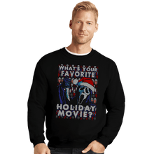 Load image into Gallery viewer, Secret_Shirts Crewneck Sweater, Unisex / Small / Black Holiday Scream

