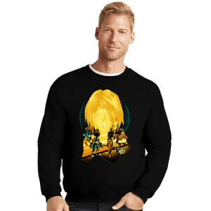Shirts Crewneck Sweater, Unisex / Small / Black Savior Of Gaia
