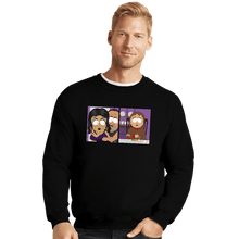 Load image into Gallery viewer, Daily_Deal_Shirts Crewneck Sweater, Unisex / Small / Black Angry Jersey Lady
