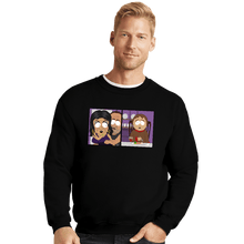 Load image into Gallery viewer, Daily_Deal_Shirts Crewneck Sweater, Unisex / Small / Black Angry Jersey Lady
