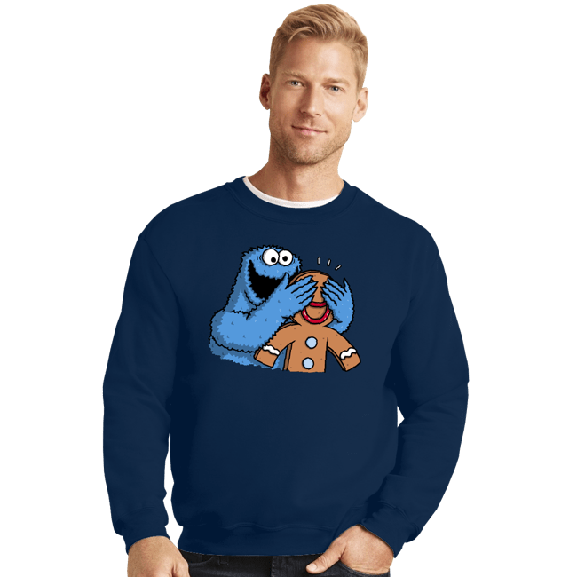 Secret_Shirts Crewneck Sweater, Unisex / Small / Navy Monstrous Surprise
