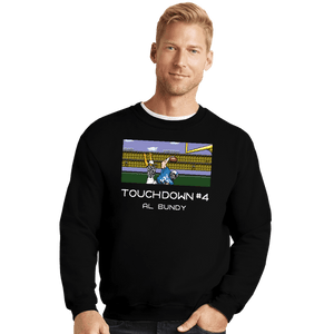 Secret_Shirts Crewneck Sweater, Unisex / Small / Black Touchdown Bundy