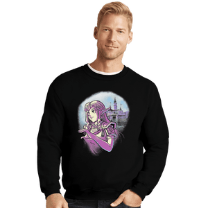 Shirts Crewneck Sweater, Unisex / Small / Black His Princess