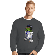 Load image into Gallery viewer, Daily_Deal_Shirts Crewneck Sweater, Unisex / Small / Charcoal Grouch2-D2
