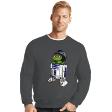 Load image into Gallery viewer, Daily_Deal_Shirts Crewneck Sweater, Unisex / Small / Charcoal Grouch2-D2
