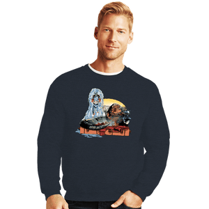 Daily_Deal_Shirts Crewneck Sweater, Unisex / Small / Dark Heather Trophy Collector