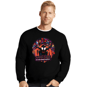 Daily_Deal_Shirts Crewneck Sweater, Unisex / Small / Black Anomaly Pilgrim