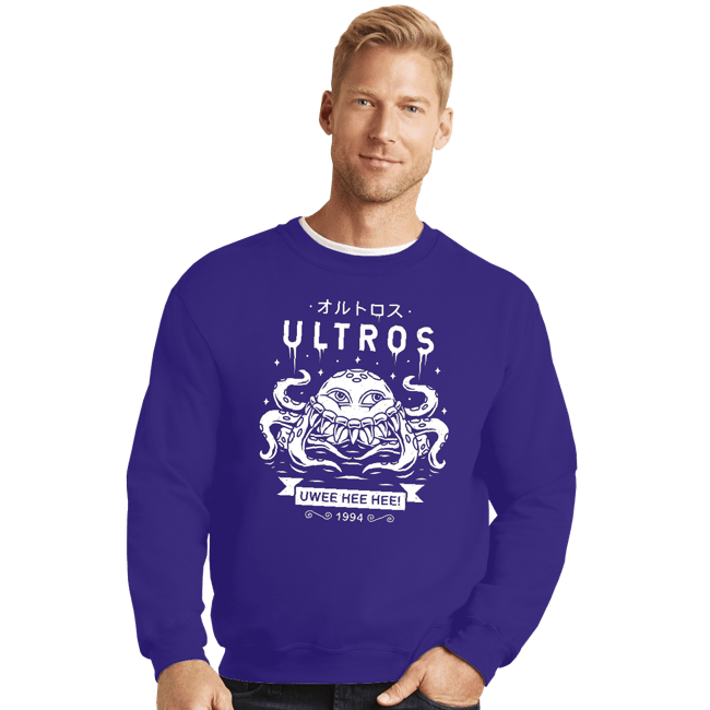 Shirts Crewneck Sweater, Unisex / Small / Violet Ultros 1994