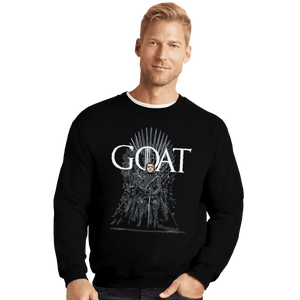 Shirts Crewneck Sweater, Unisex / Small / Black Arya Greatest Of All Time