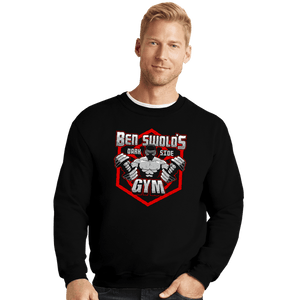 Shirts Crewneck Sweater, Unisex / Small / Black Ben Swolo's Gym
