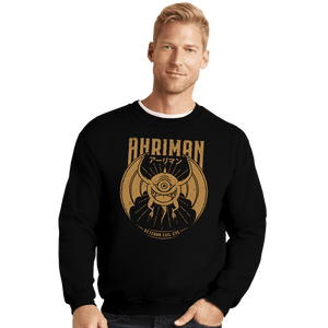 Shirts Crewneck Sweater, Unisex / Small / Black Ahriman