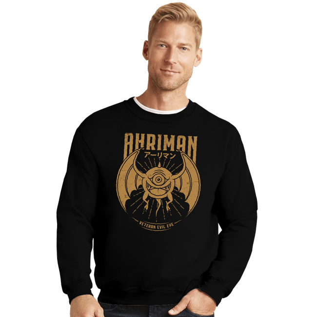 Shirts Crewneck Sweater, Unisex / Small / Black Ahriman