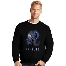 Load image into Gallery viewer, Shirts Crewneck Sweater, Unisex / Small / Black Sapiens

