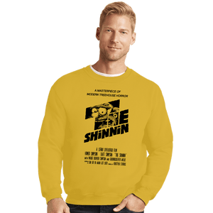 Secret_Shirts Crewneck Sweater, Unisex / Small / Gold Shinnin