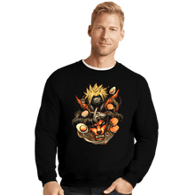 Load image into Gallery viewer, Shirts Crewneck Sweater, Unisex / Small / Black Power Of Fusions
