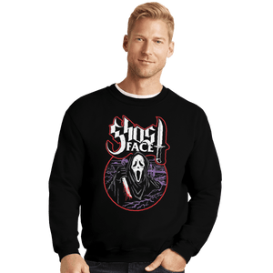 Shirts Crewneck Sweater, Unisex / Small / Black My Scary Mask