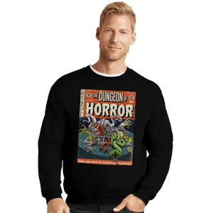 Shirts Crewneck Sweater, Unisex / Small / Black The Dungeon Of Horror