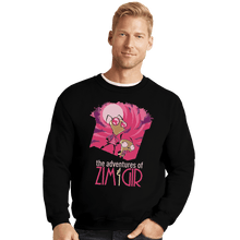 Load image into Gallery viewer, Shirts Crewneck Sweater, Unisex / Small / Black The Adventures Of Zim And Gir
